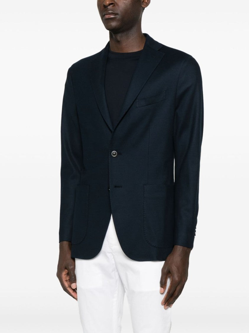 Boglioli Navy Blue Cotton Jacket