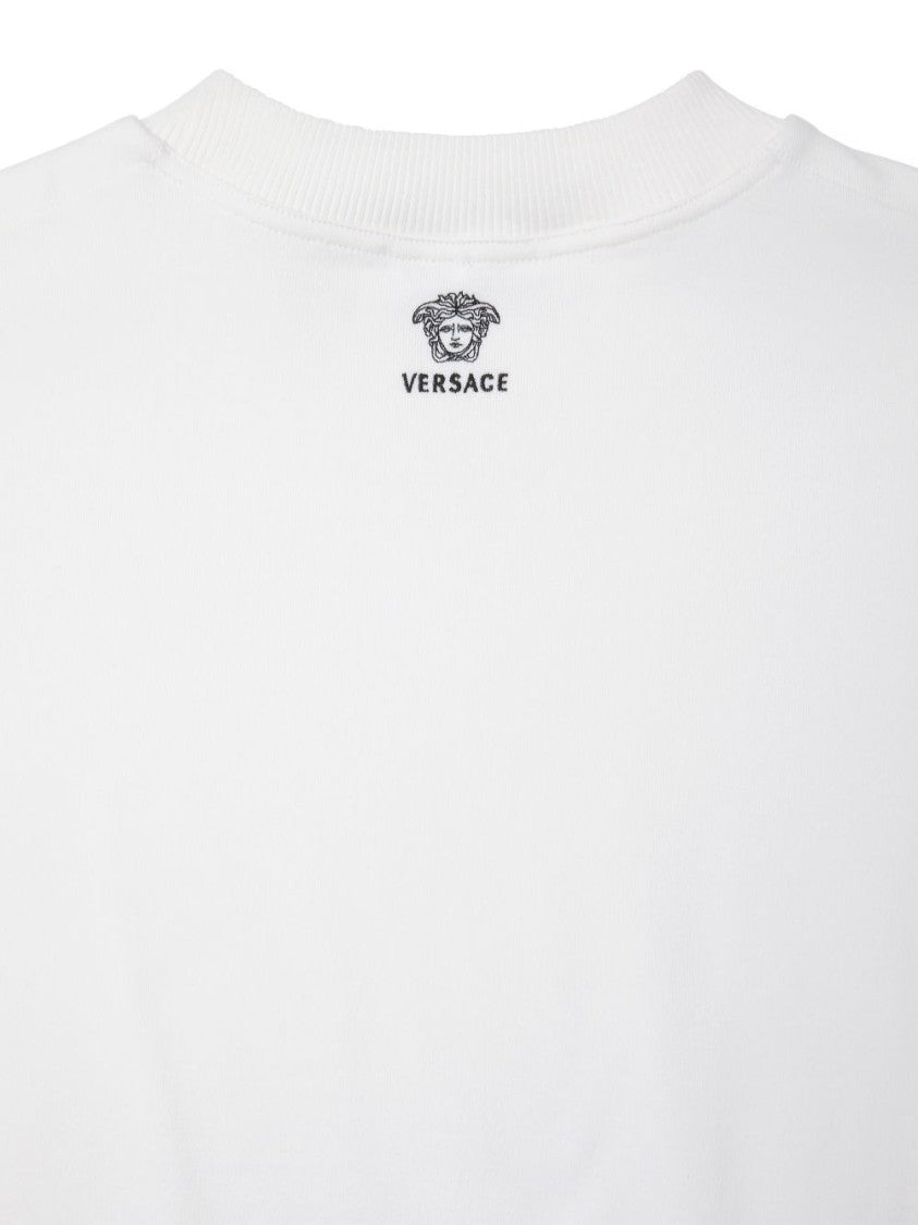 Versace Short-Sleeve T-Shirt With Subtle Logo Detail