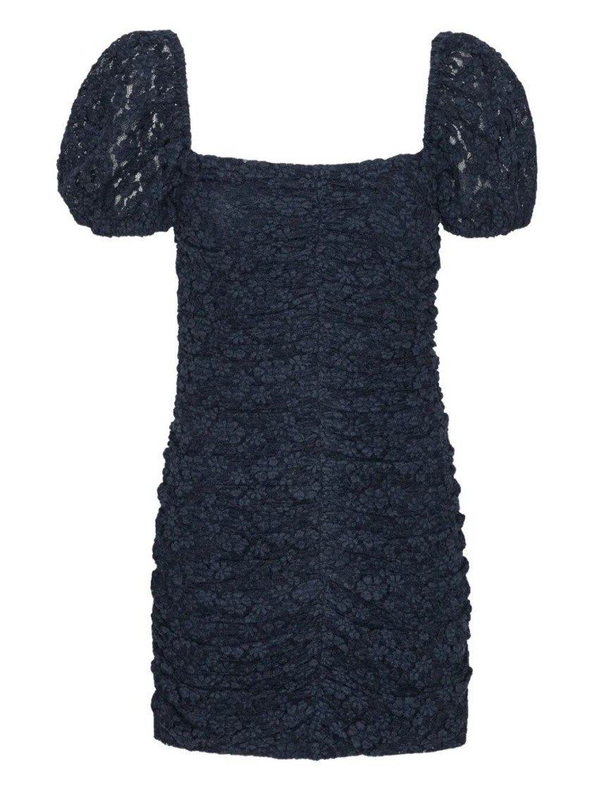 Rotate Birger Christensen Lace-Textured Mini Dress