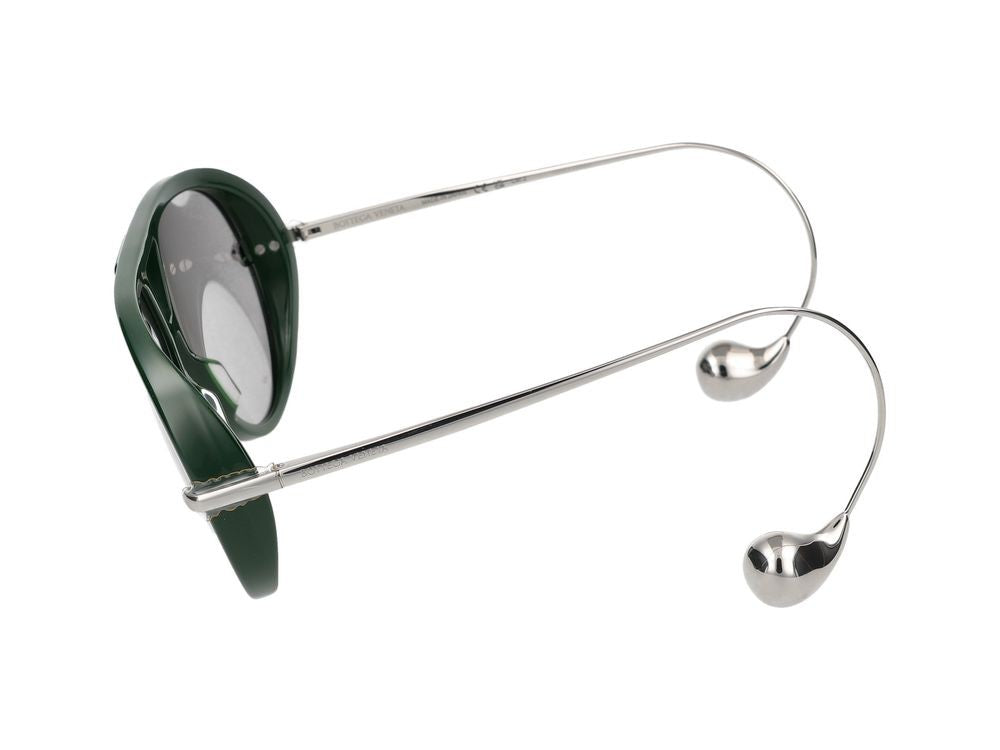Bottega Veneta Green Bold Green Acetate Sunglasses
