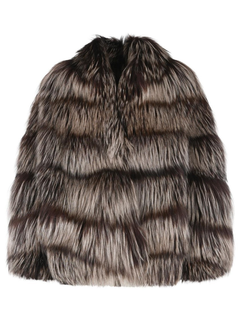 Simonetta Ravizza Banny' Fox Fur 'Silver Fox Iris' Jacket
