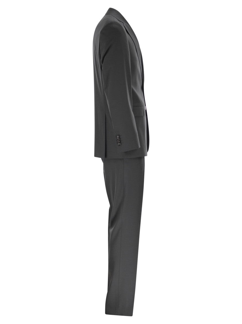 Boss Stretch Virgin Wool Blend Suit