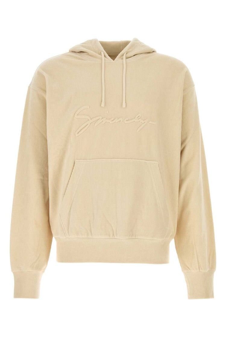 Givenchy Cream Stretch Corduroy Sweatshirt