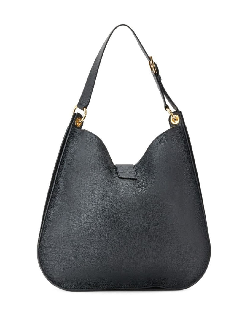Tom Ford Grained Calf Leather Shoulder Bag