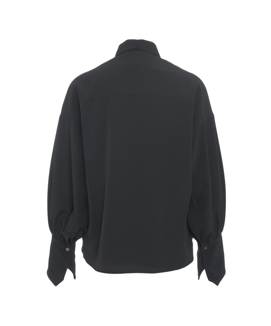 Gender Button-Down Collar Blouse