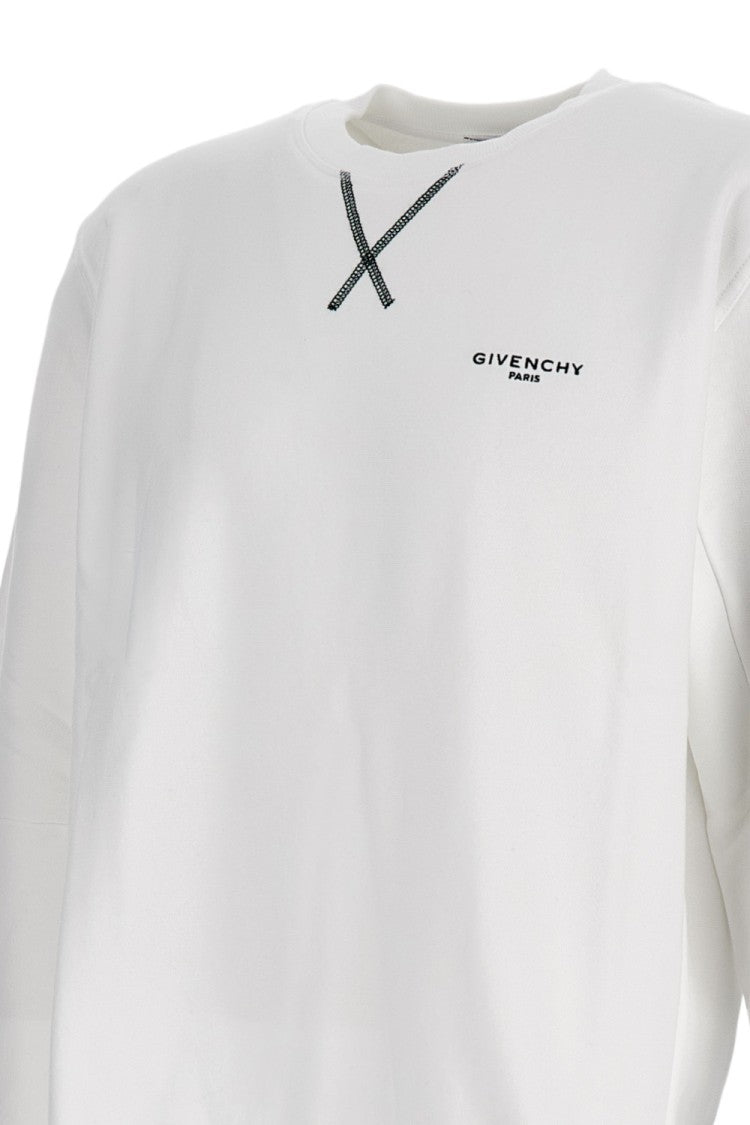 Givenchy Crew Neck Sweatshirt With Chest Print