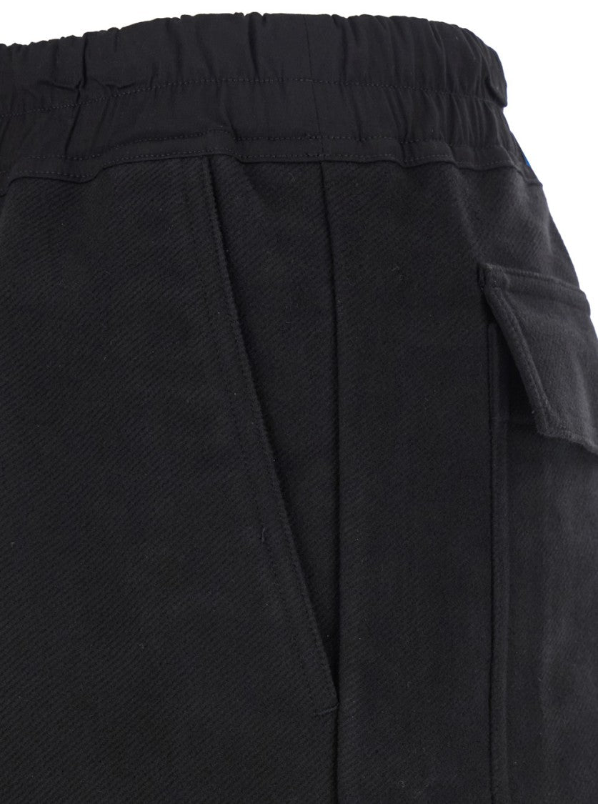 Rick Owens Dietrich' Black Pants With Elastic Waist