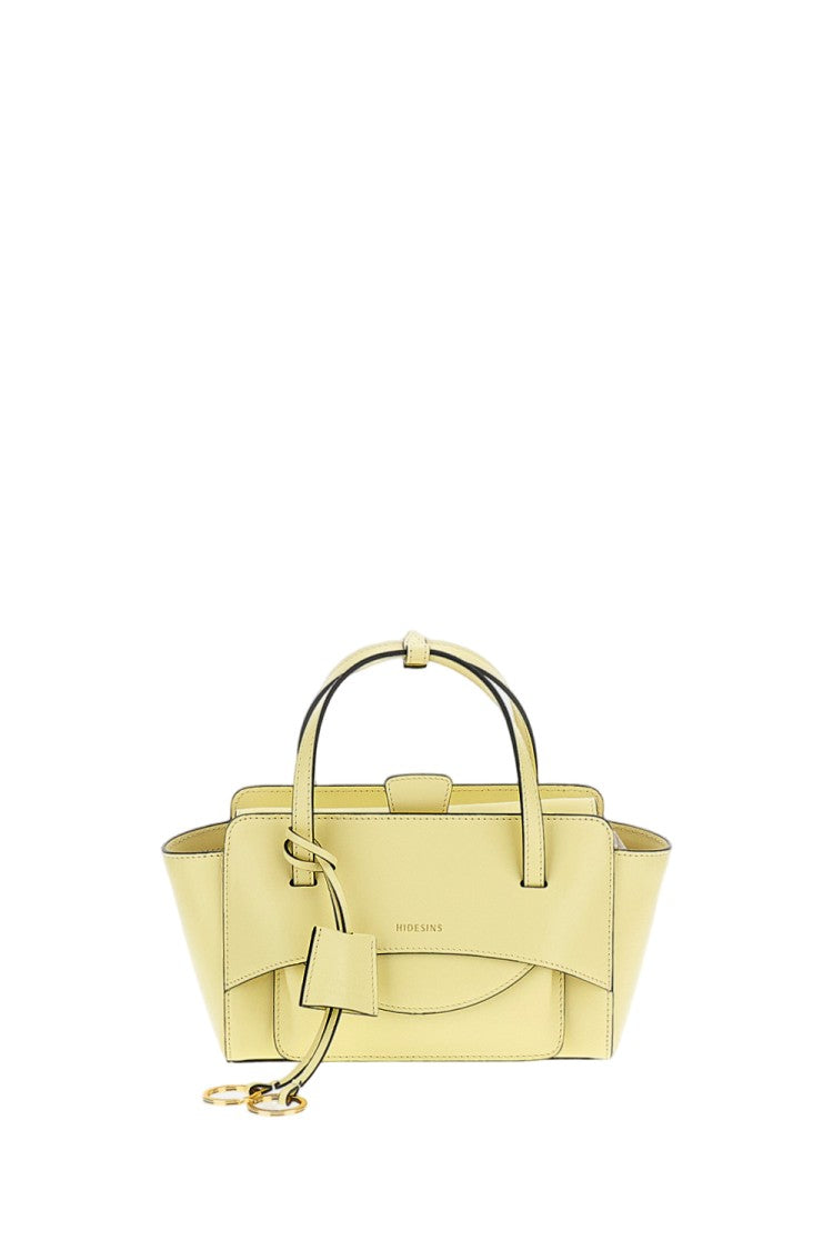 Hidesins Yellow Flap S Leather Crossbody Bag
