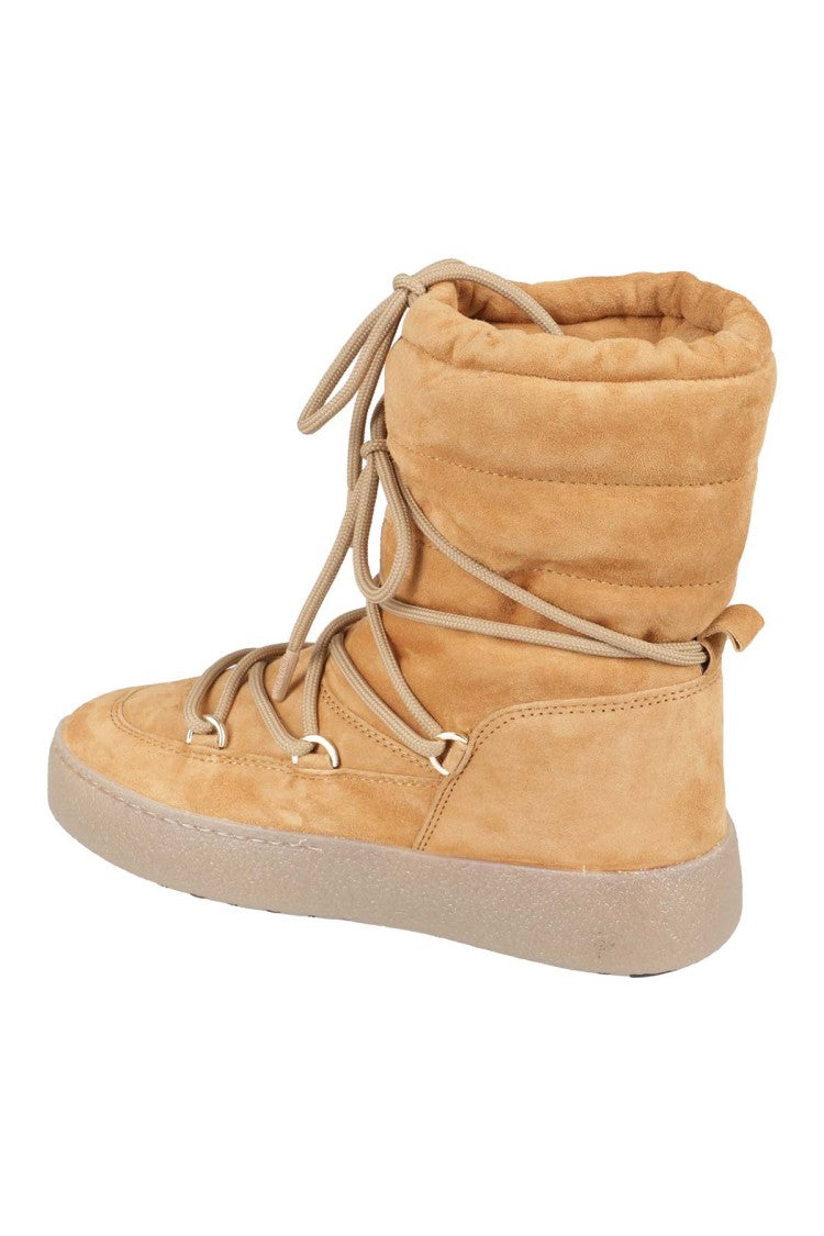 Moon Boot Brown Suede Low Ankle Boots