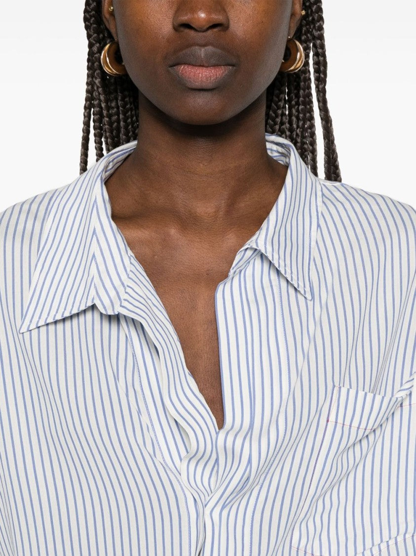Victoria Beckham Classic Button-Up White Shirt