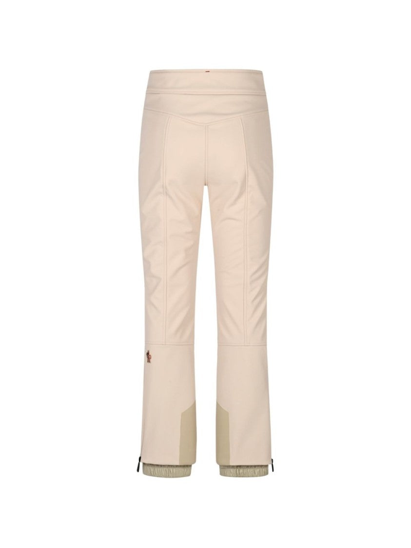Moncler Grenoble Tailored Trousers With Zippered Pockets And Flared Leg