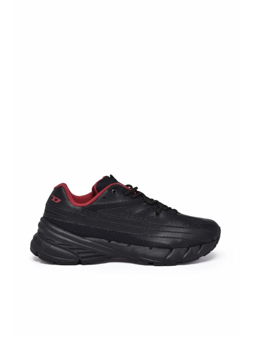 Diesel Black Polyester Airspeed Sneakers