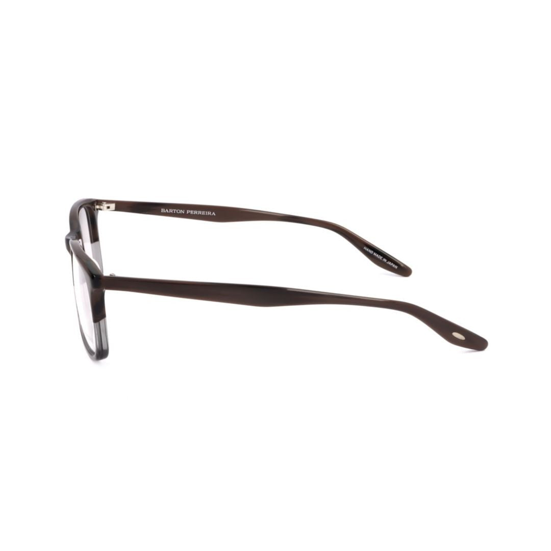 Barton Perreira Bp5041 541Rd Rectangular Gradient Brown Eyeglasses With Curved Temples