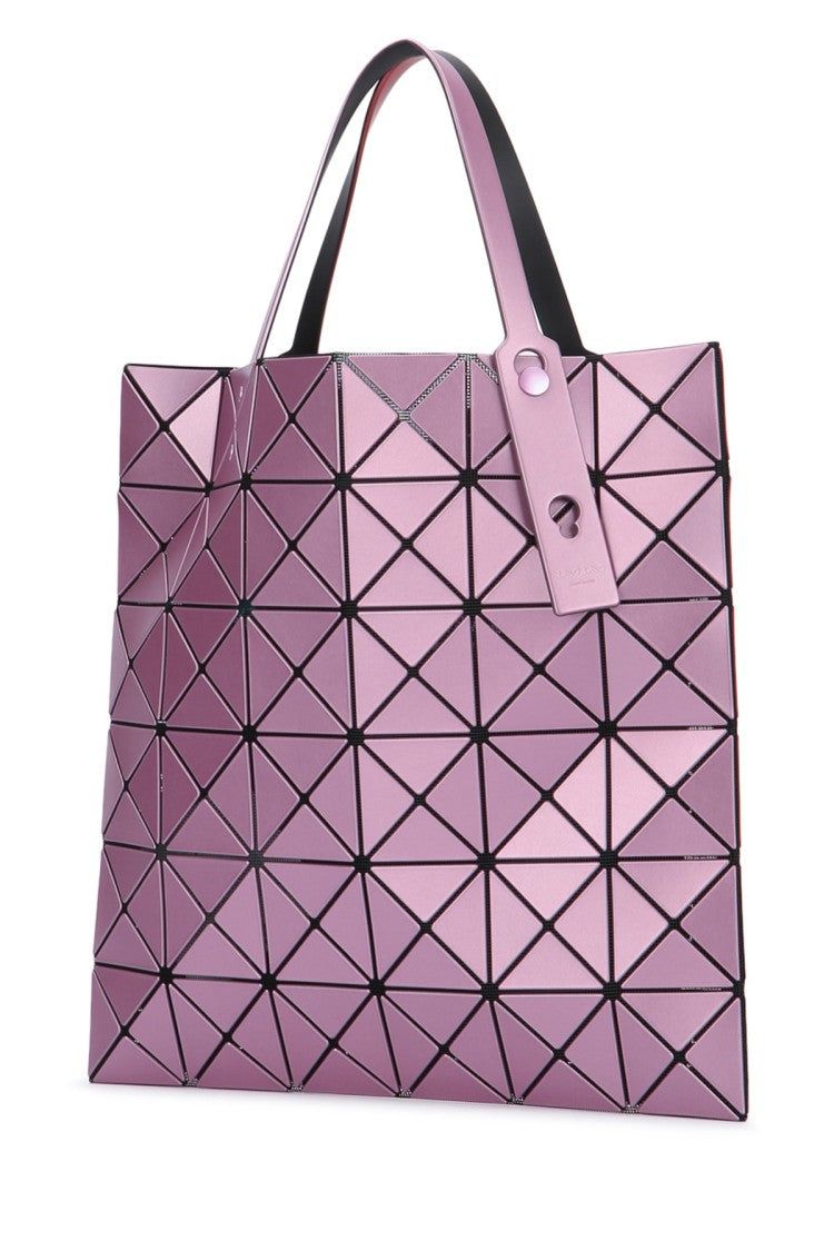 Baobao Geometric-Neutral Tote Bag With Triangular Facets