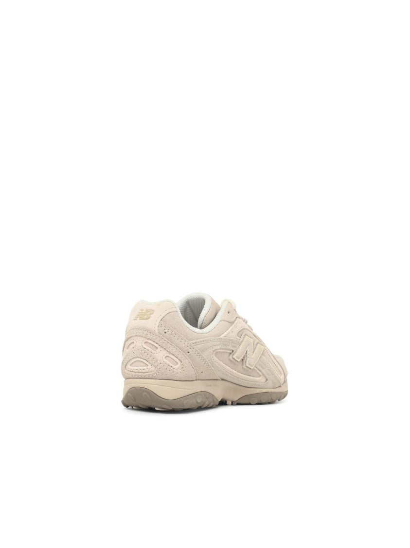 New Balance Beige Suede Sneakers With 3D Inserts And Embossed Details