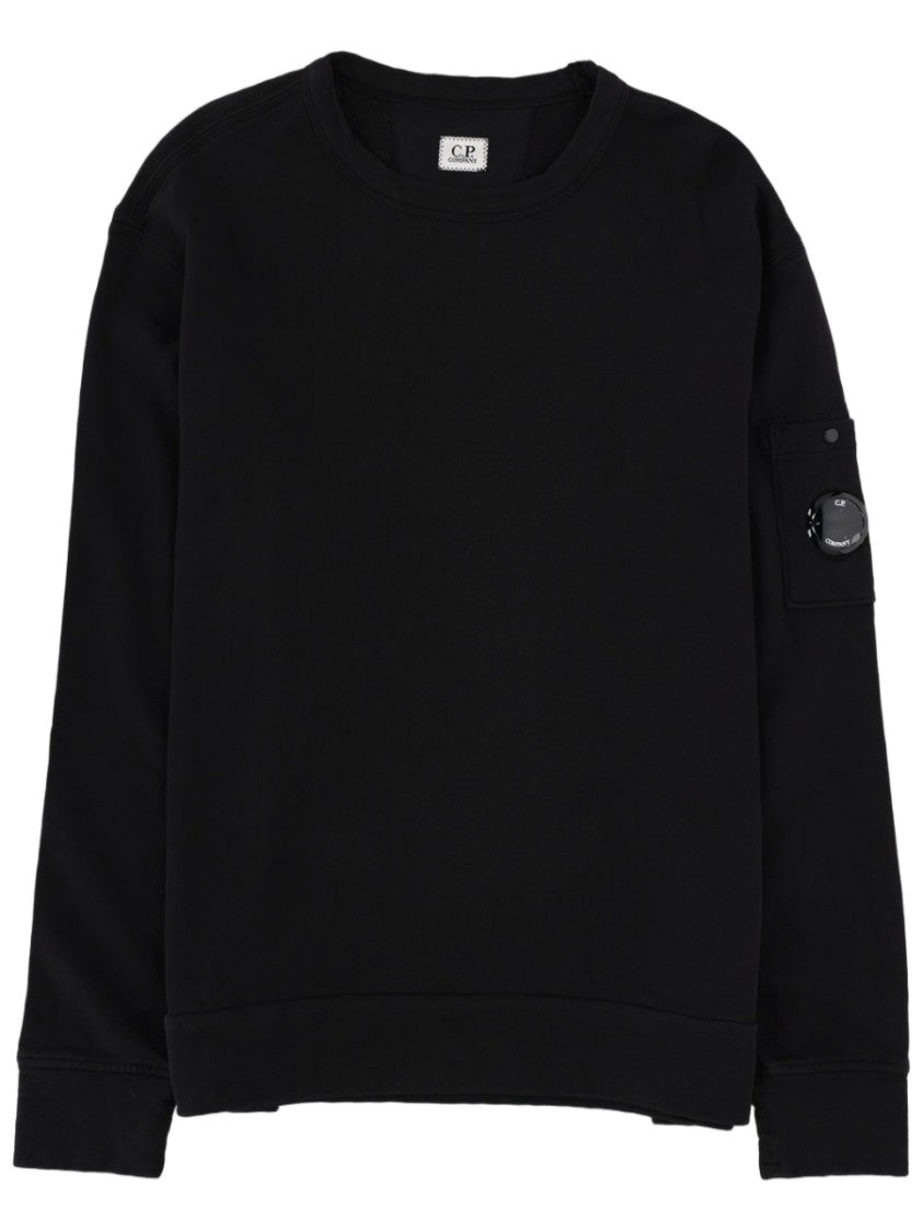 C.P. Company Patch Logo Cotton Sleeve Sweatshirt