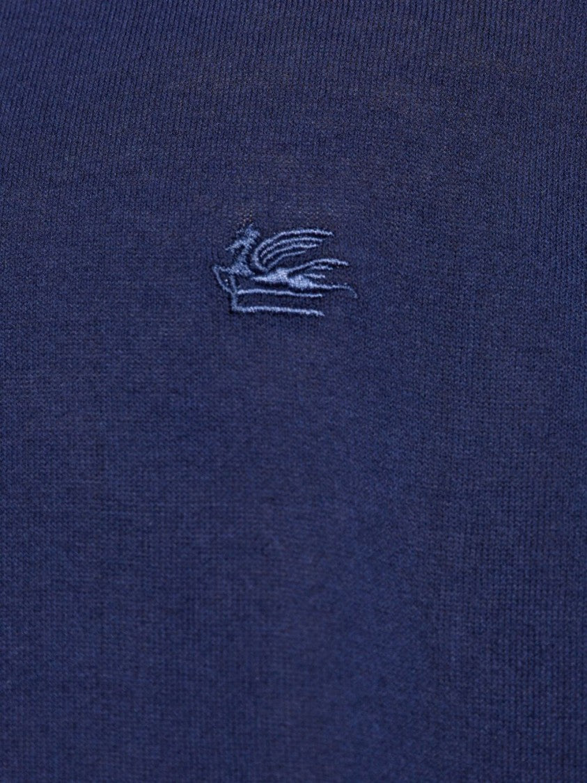 Etro Knitted Polo Shirt With Classic Collar