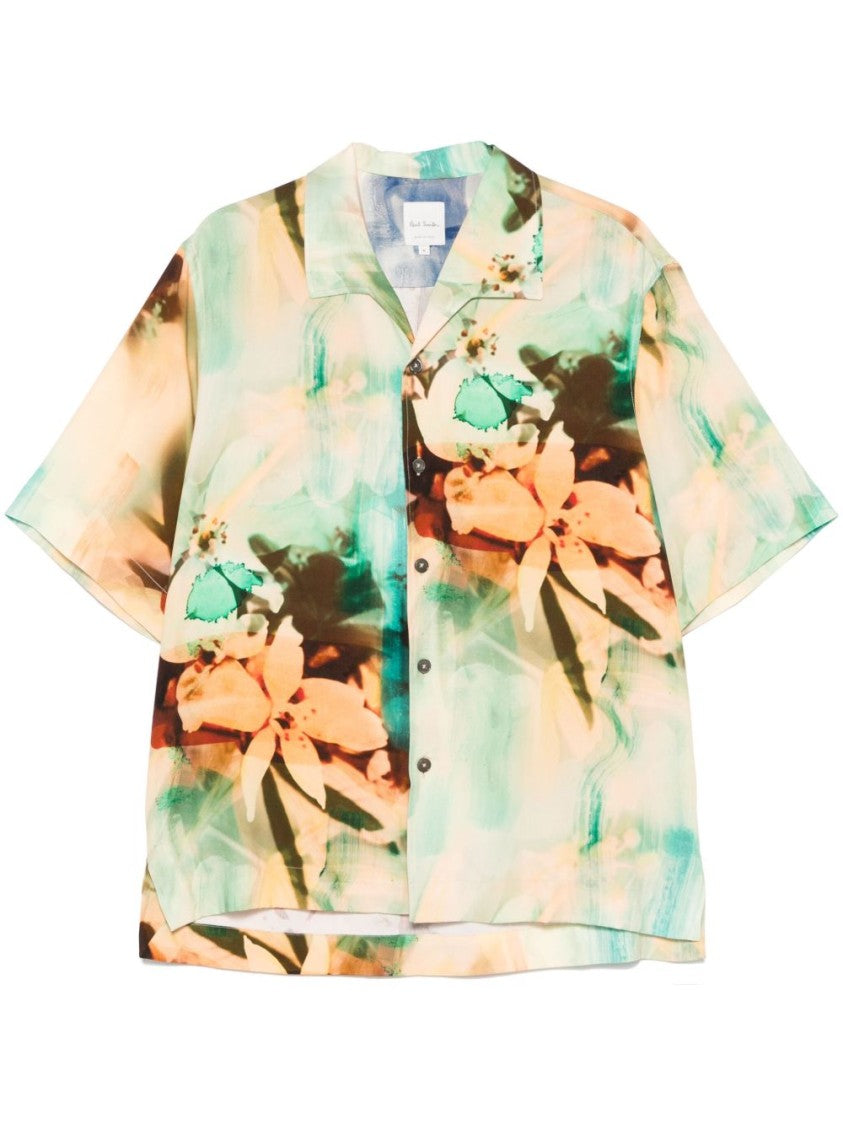 Paul Smith Moss Green Oversized Shirt
