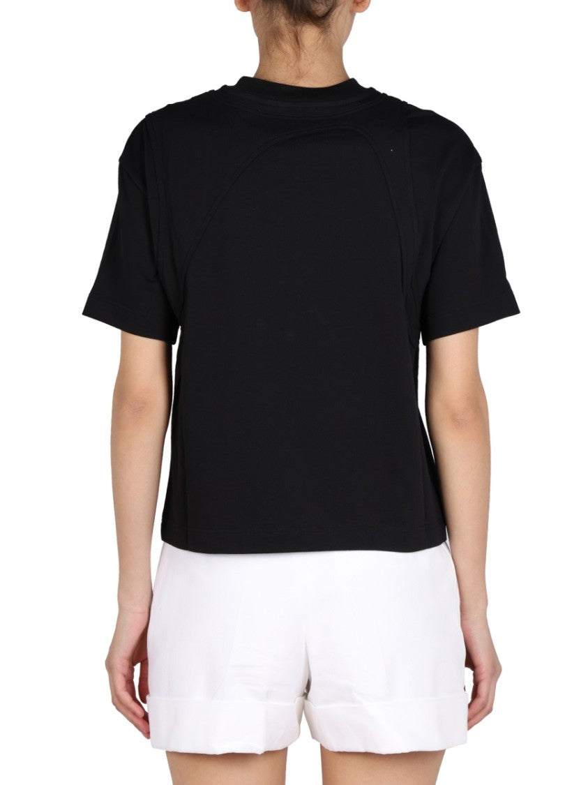 Alexander Mcqueen Minimalist Crewneck T-Shirt With Subtle Branding
