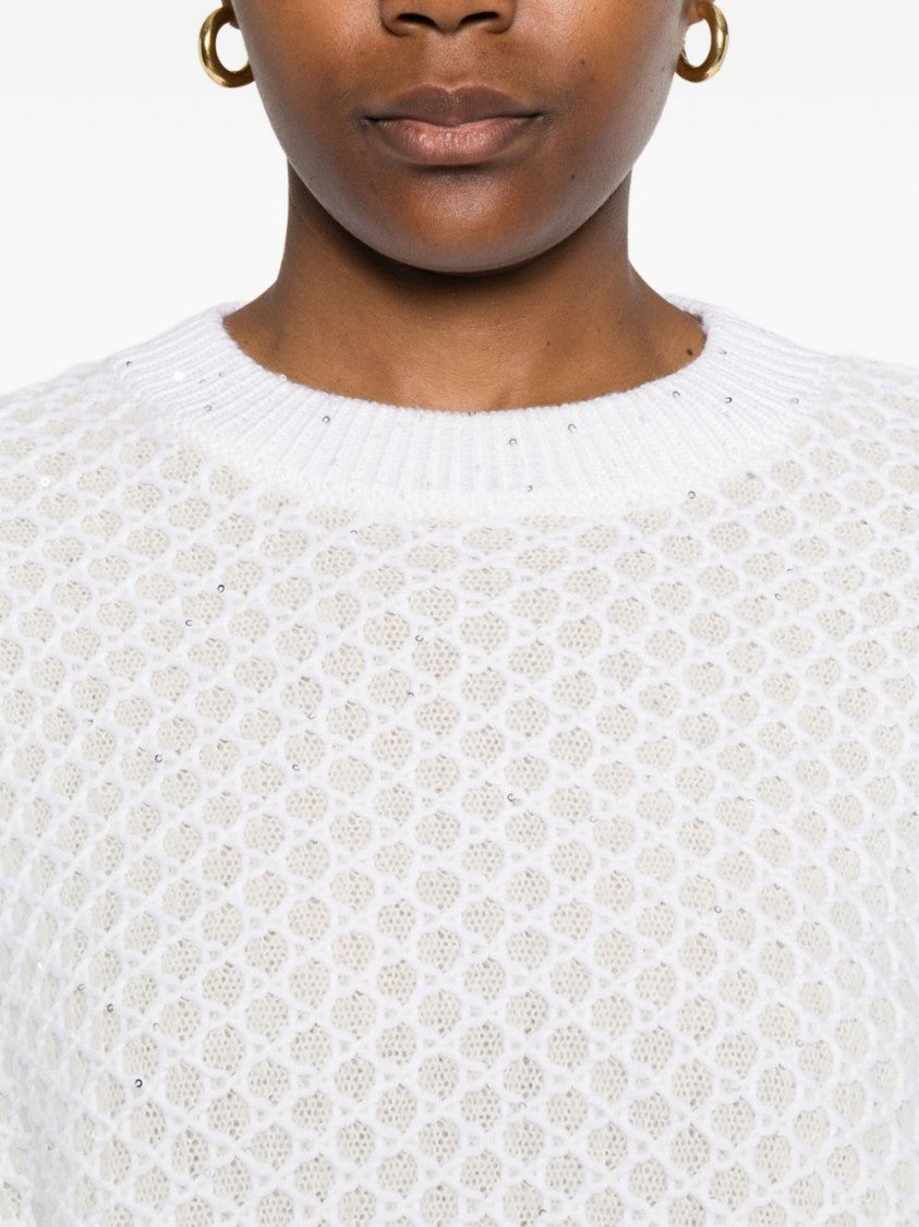 Peserico Textured Knit Virgin Wool Sweater