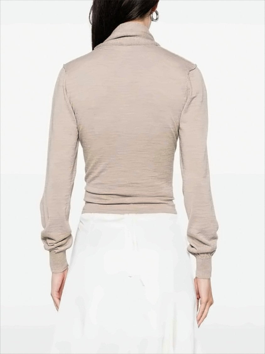 Lemaire Cropped Cardigan With Button Closure