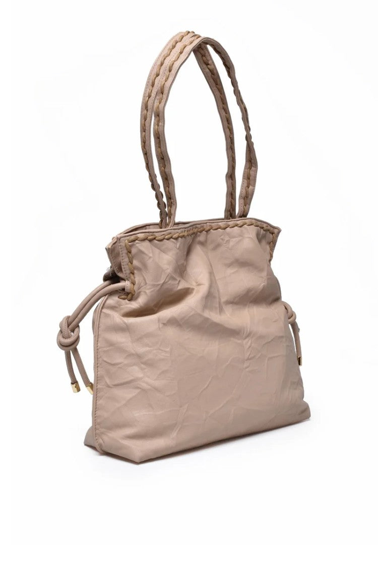 Ermanno Firenze Tanisha Tote Bag Medium - Beige