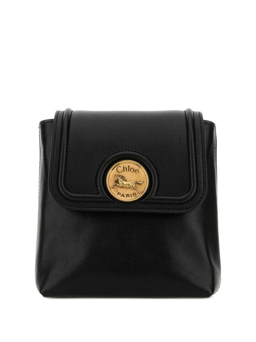 Chloé Compact Black Leather Bag