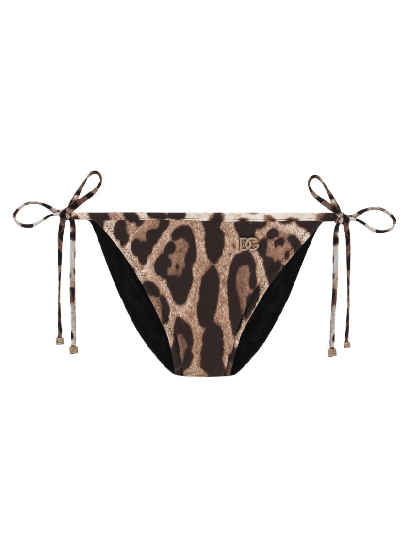 Dolce & Gabbana Animal Print Bikini Briefs