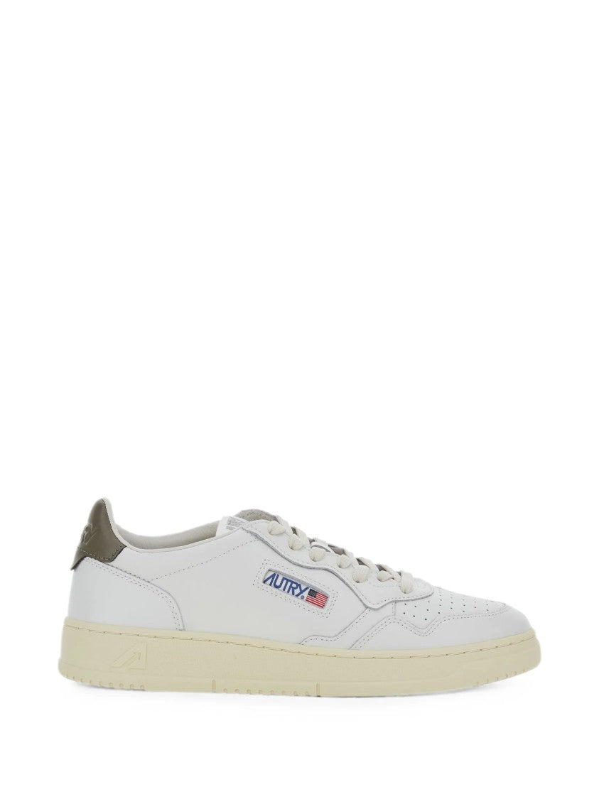 Autry Medalist Low White Leather Sneakers