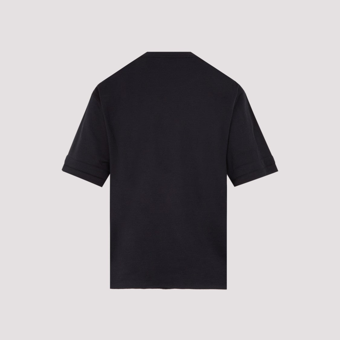 Saint Laurent Black Cotton Logo T-Shirt