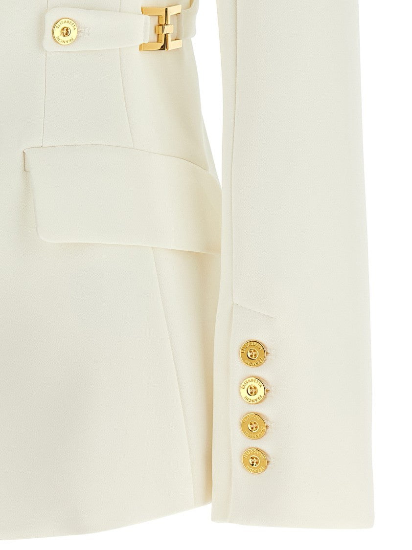 Elisabetta Franchi Jewel Strap Blazer
