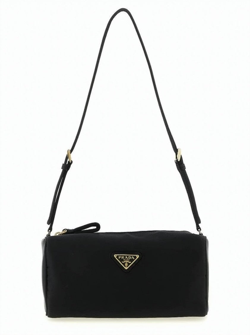 Prada Rectangular Silk And Viscose Shoulder Bag