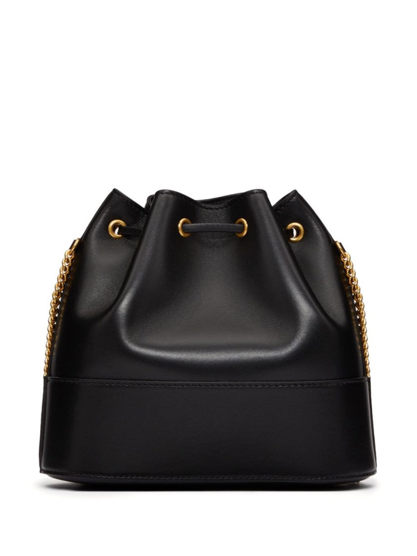 Valentino Garavani Structured Bucket Bag With Drawstring Closure