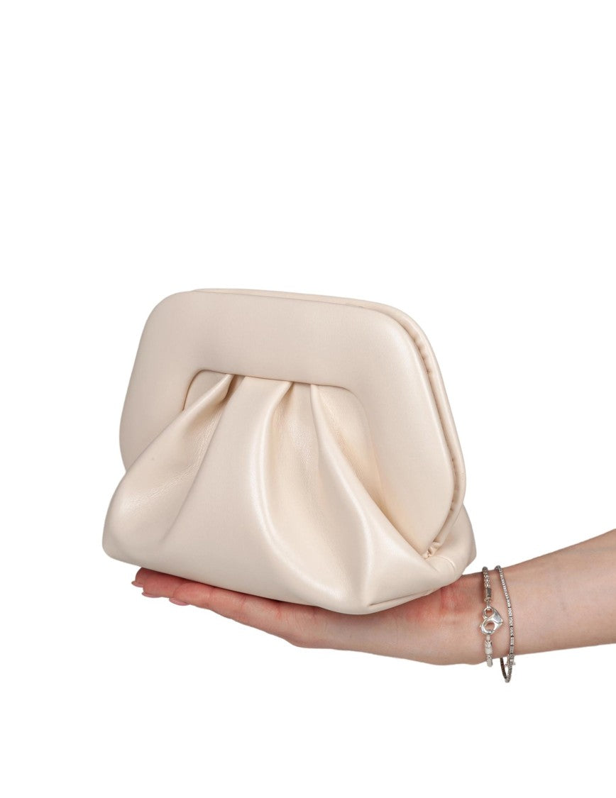 Themoirè Bios Handbag In Butter-Coloured Eco-Leather