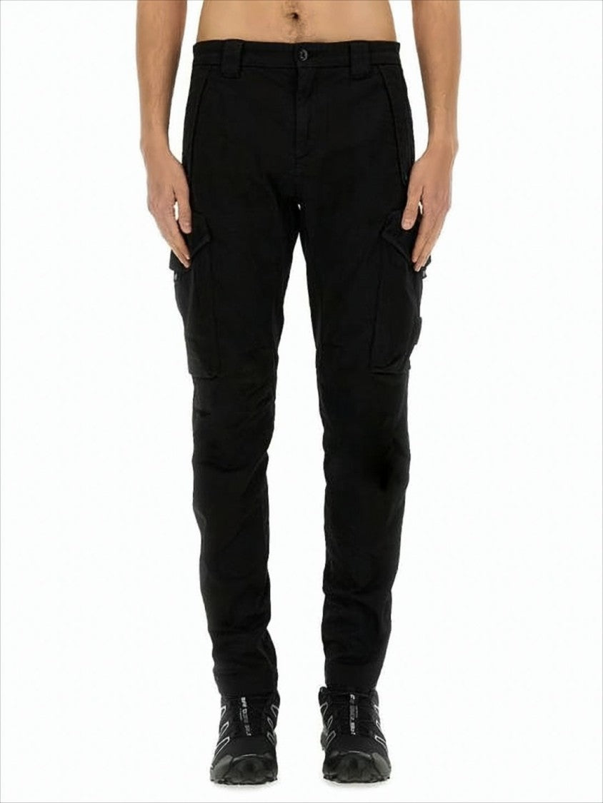 C.P. Company Straight Fit Cargo Pants With Minimal Detailing
