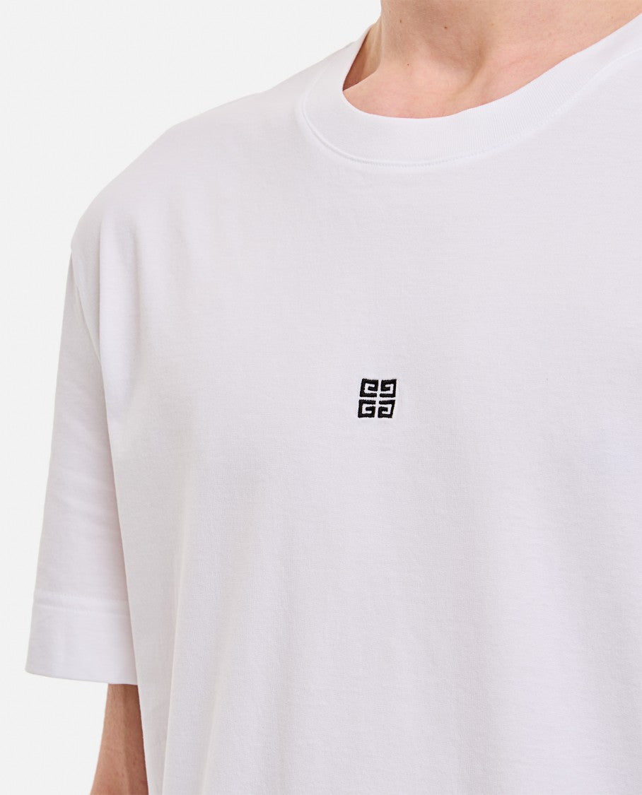 Givenchy Crewneck T-Shirt With 4G Logo