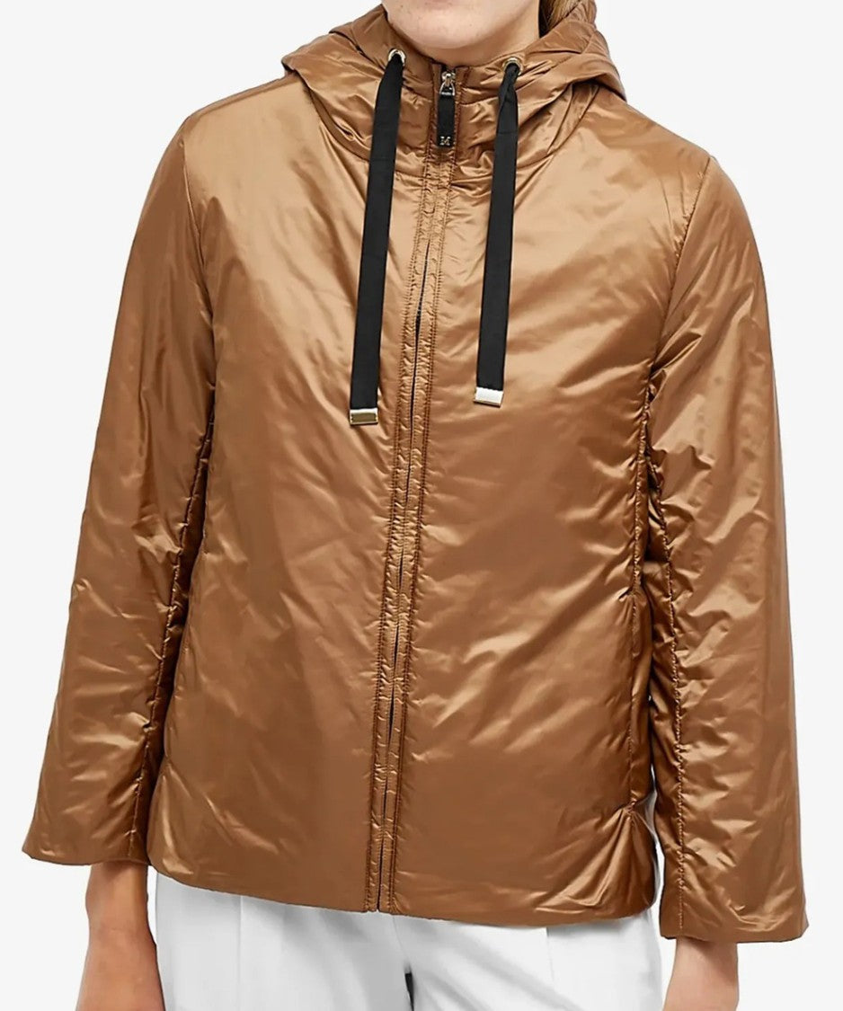 Max Mara Lightweight Hooded Jacket With Smooth Finish