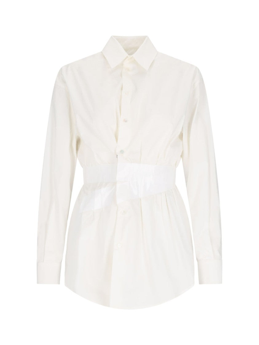 Mm6 By Maison Margiela "Taped" Shirt – White