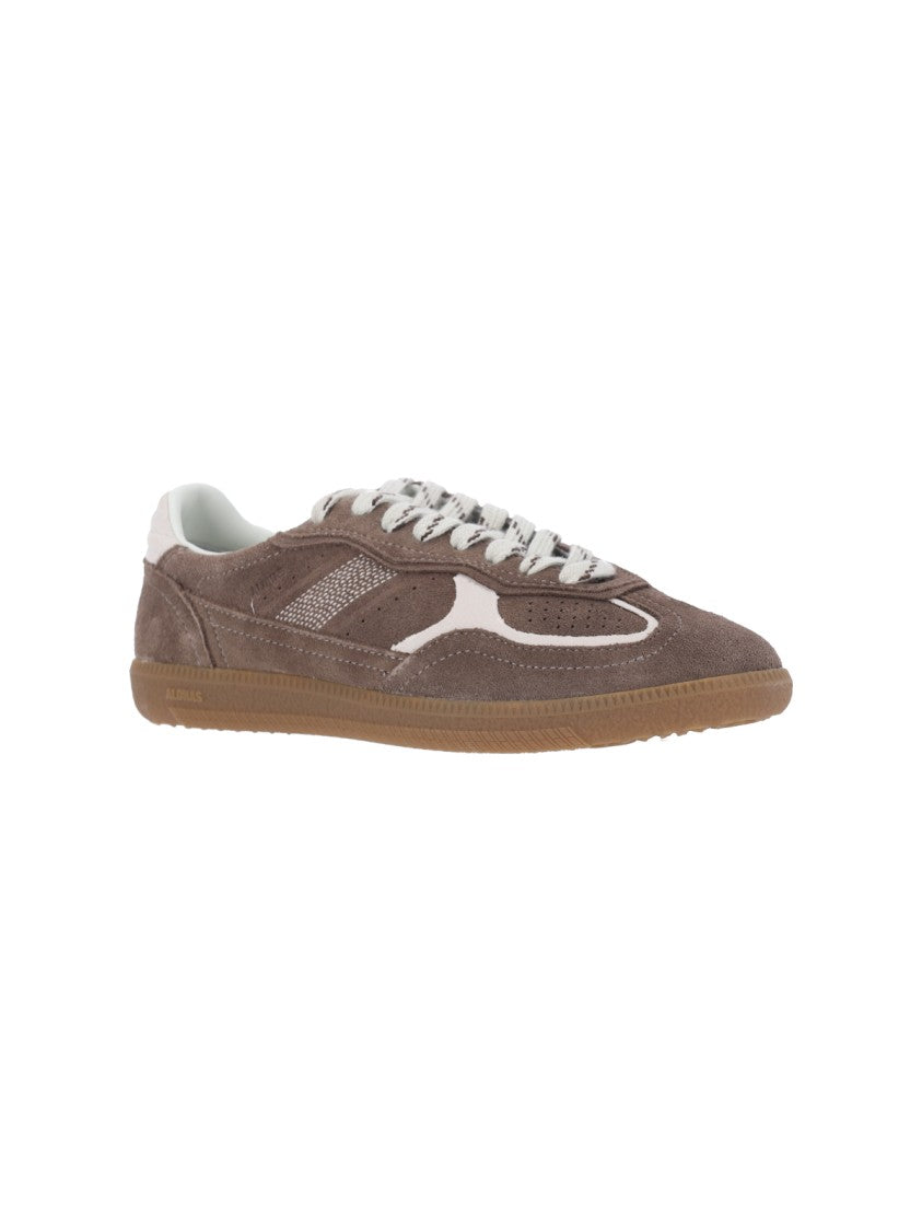 Alohas Taupe Tb.490 Rife Calf Suede Sneakers