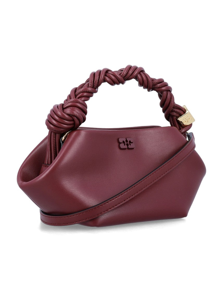Ganni Geometric Mini Handbag With Twisted Rope Handle