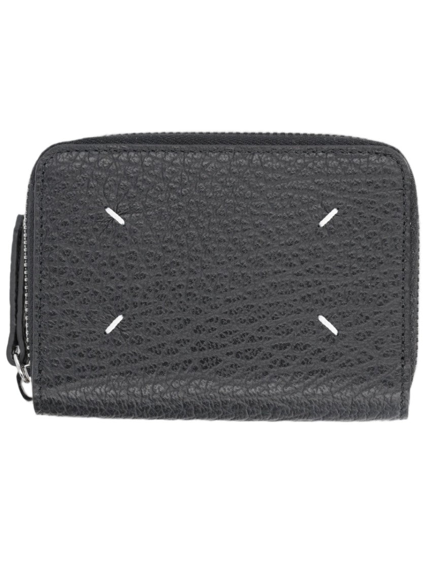 Maison Margiela Textured Leather Keyring Coin Purse