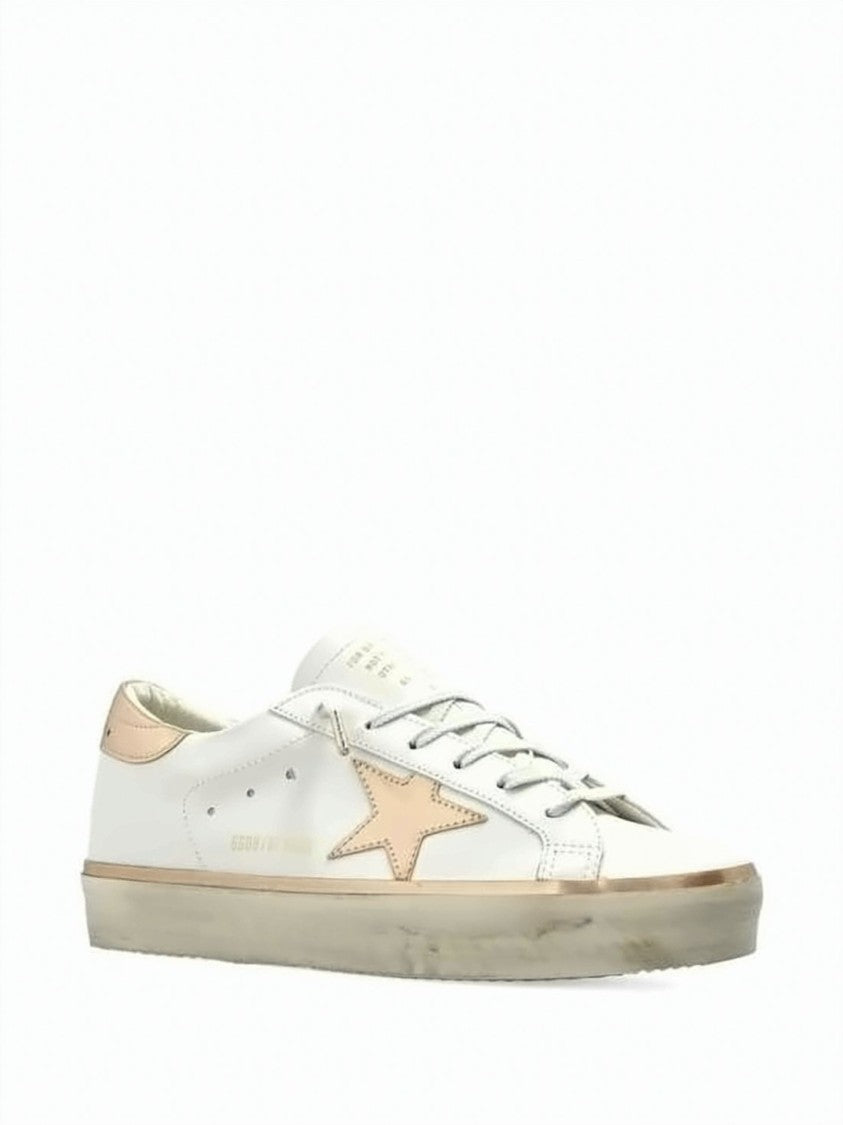 Golden Goose Low-Top Vintage Sneakers With Metallic Accents