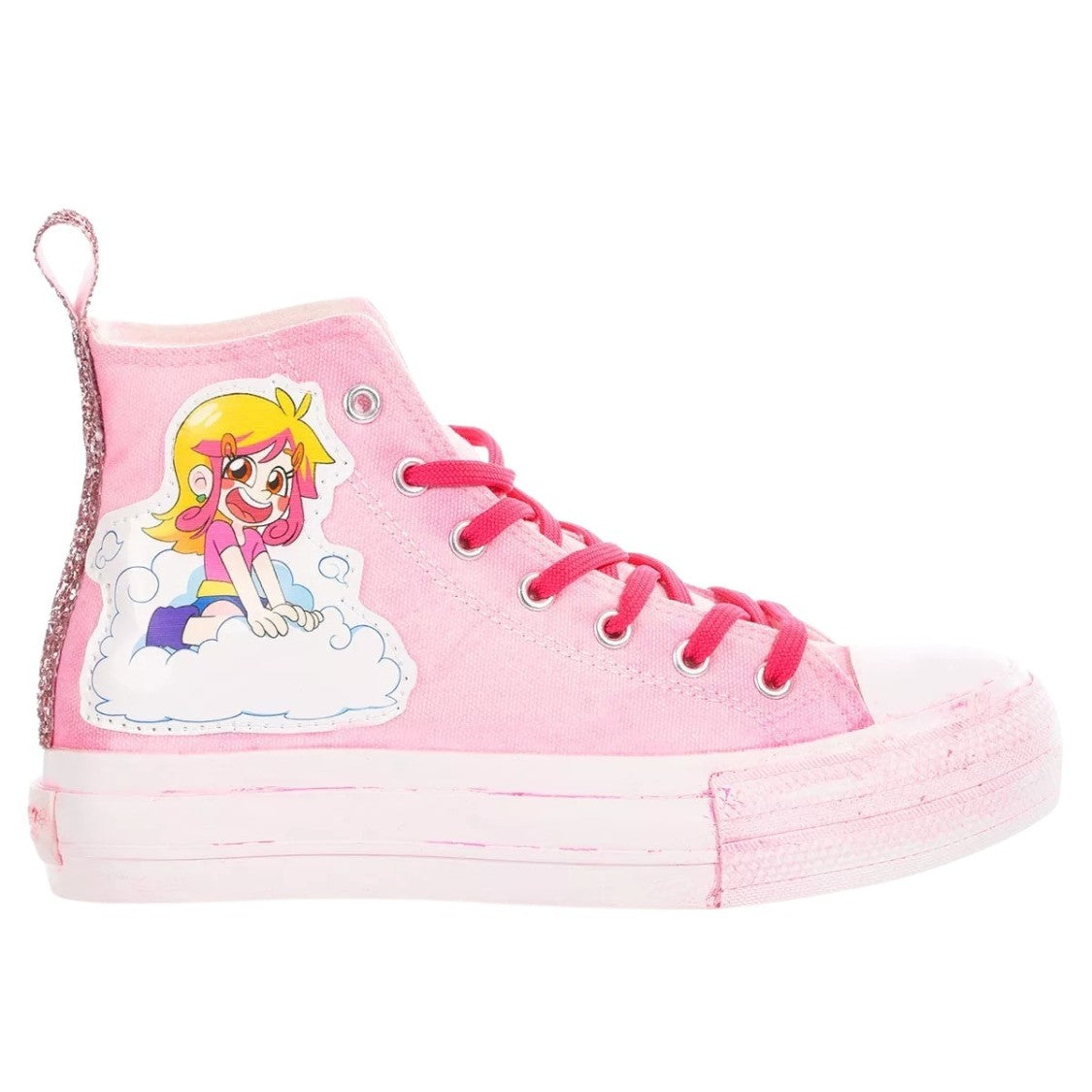 Mimanera Airlines Platform Pink Sneaker