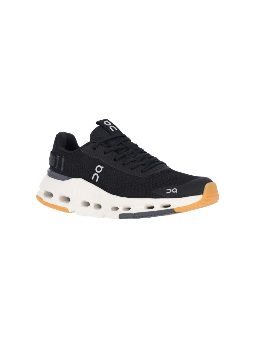 On Black Cloudnova Form 2 Fabric Sneakers