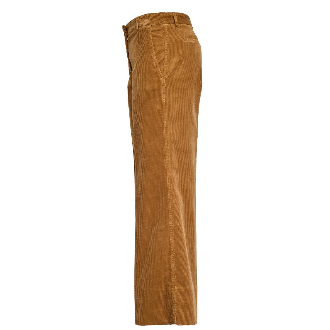 Ql2 Ribbed Fabric Straight-Leg Pants With Hook