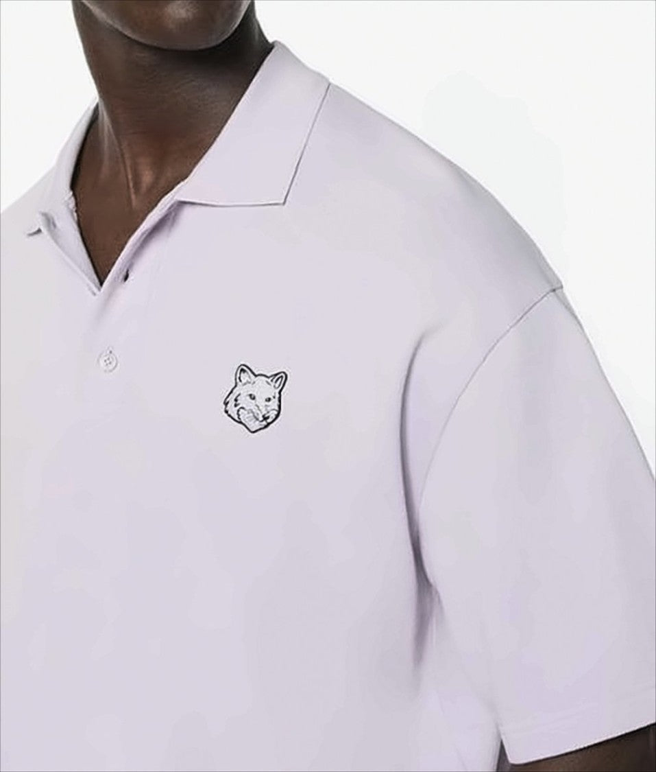 Maison Kitsuné Short-Sleeved Polo Shirt With Classic Collar
