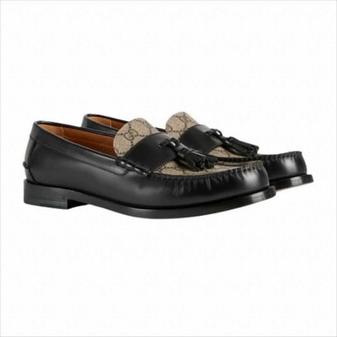 Gucci Classic Black Leather Loafers