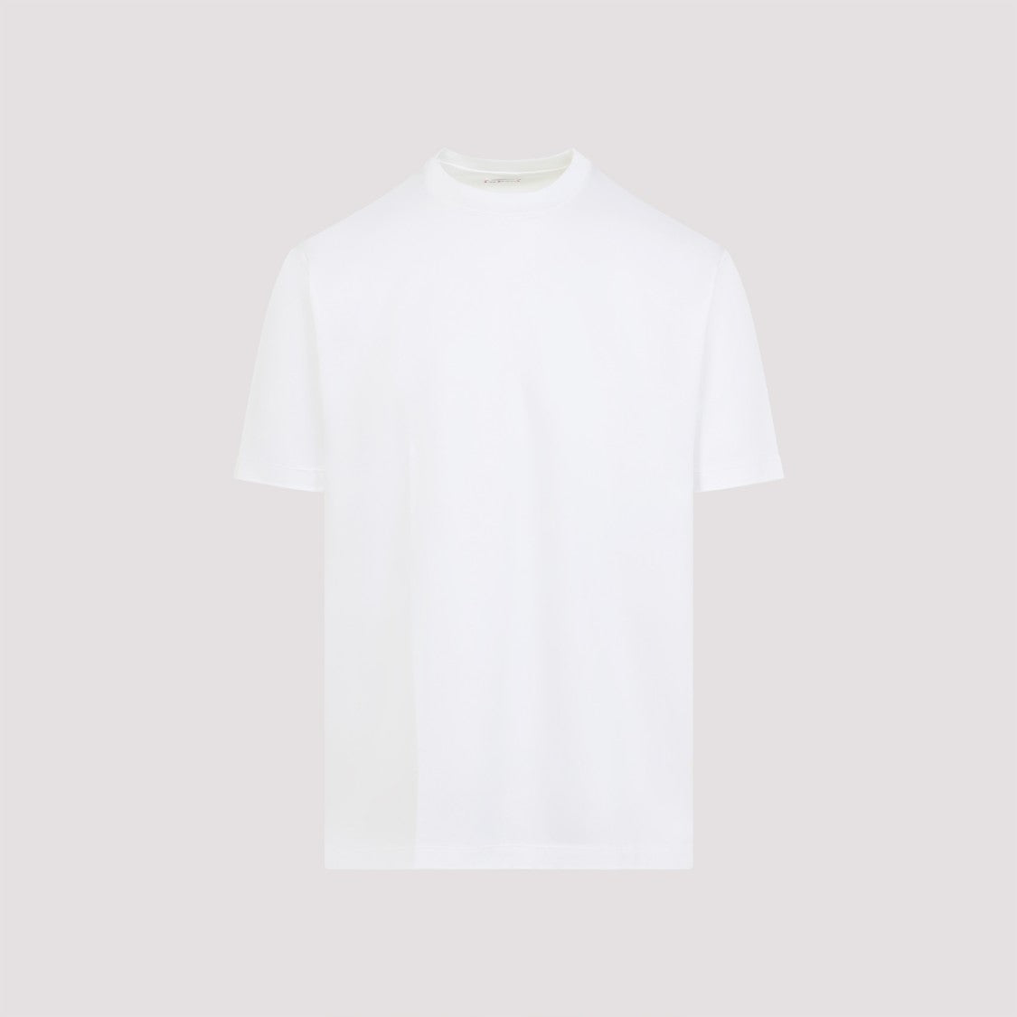 Kiton Milano White Cotton T-Shirt