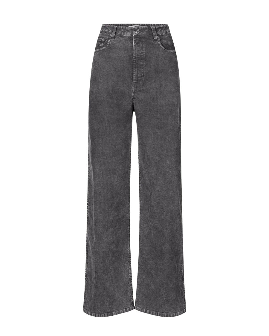 Samsøe Samsøe Low-Rise Wide-Leg Denim Pants With Vintage Appeal