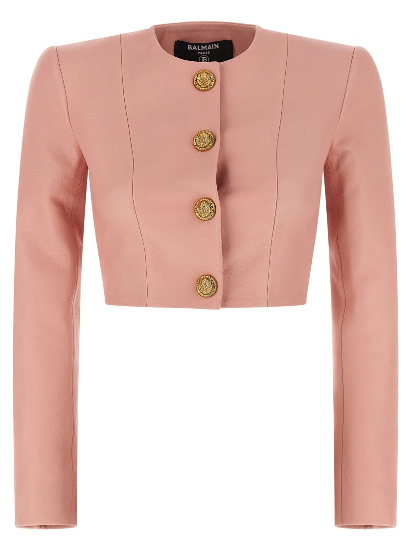 Balmain 'Testa Di Leone' Bolero Blazer